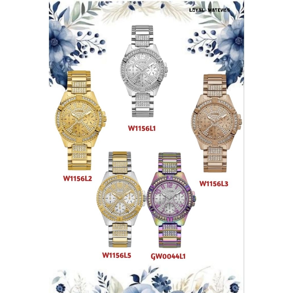 W1156L1, W1256L2, W1156L3, W1156L5, GW0044L1 JAM TANGAN RANTAI PERMATA WANITA