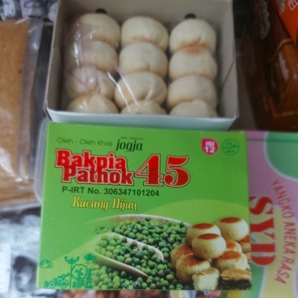 

bakpia pathok rasa kacang hijau isi 12 biji