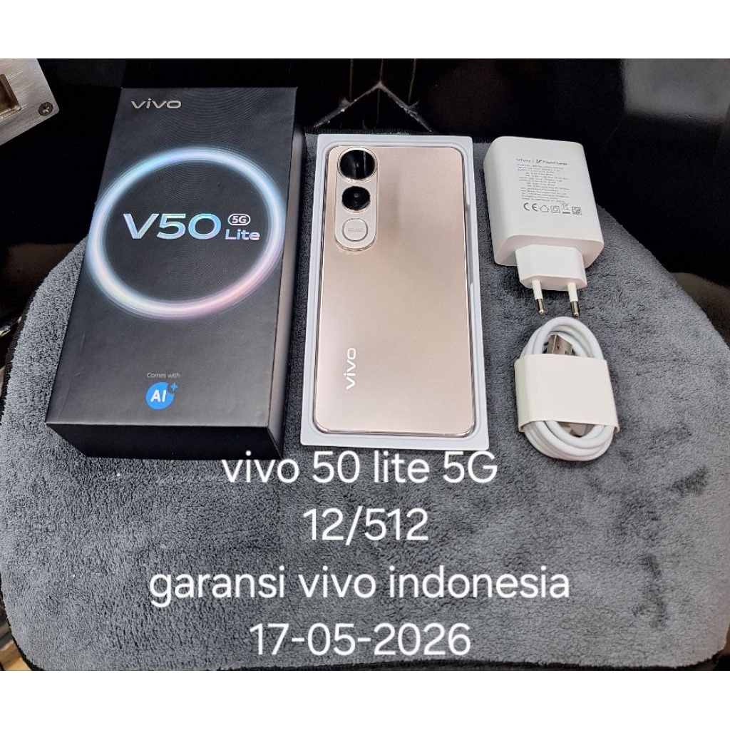 VIVO V50 LITE 5G 12/512 SECOND RESMI VIVO INDONESIA