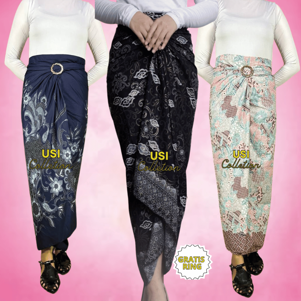 Rok lilit batik / rok lilit instan / rok lilit batik modern free ring