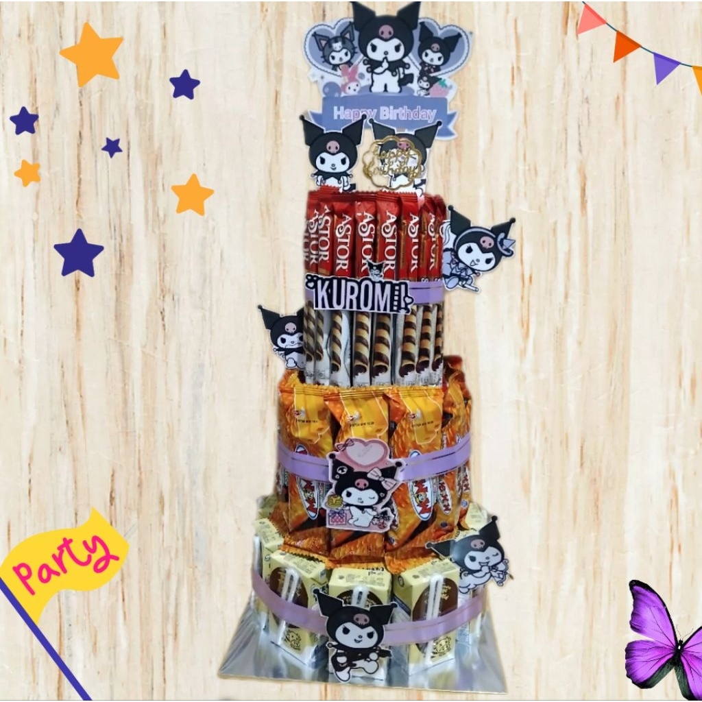 

Snack tower, Snack cake 3 susun