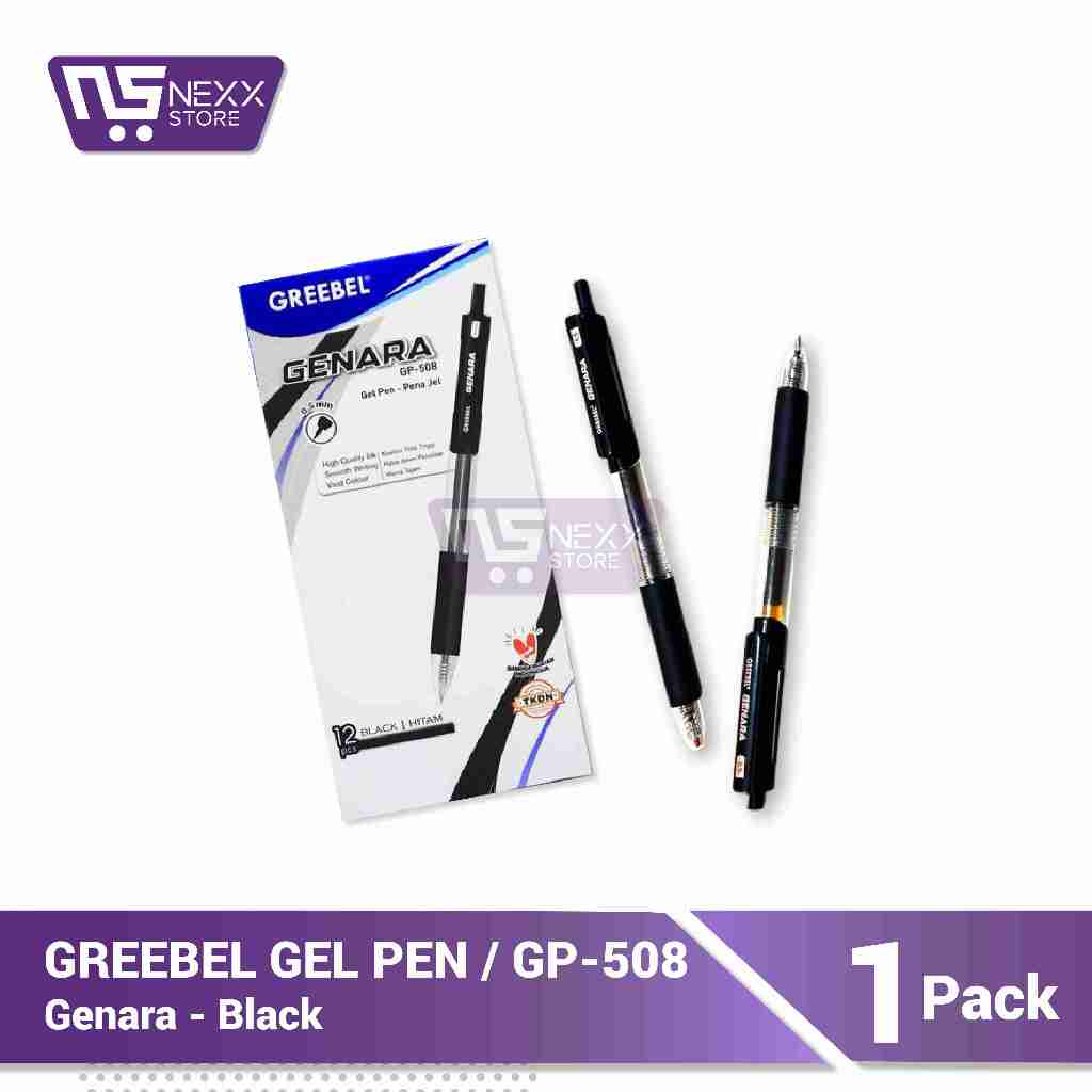 

Greebel Gel Pen / GP508 GENARA – 1 Pack (12 pcs)