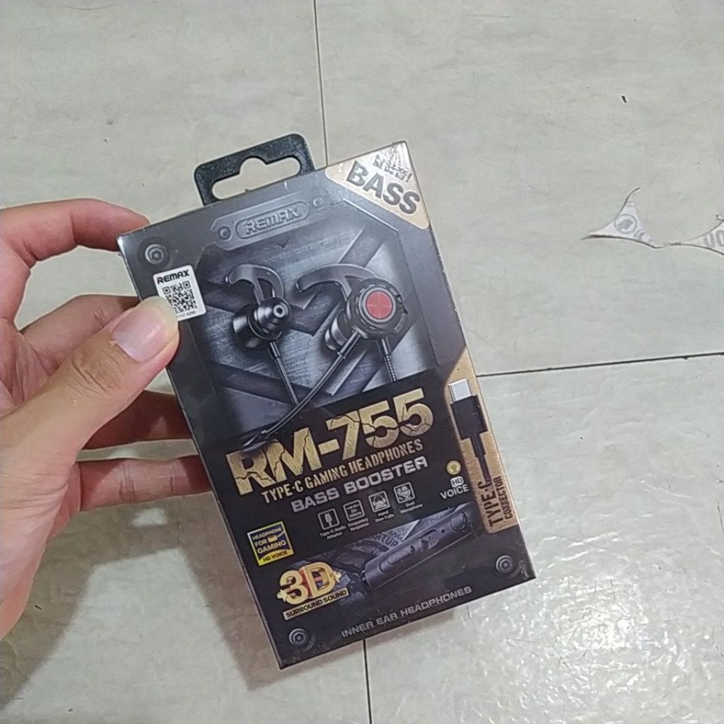 OBRAL HEADSET KABEL GAMING TYPE C REMAX BASS BOOSTER