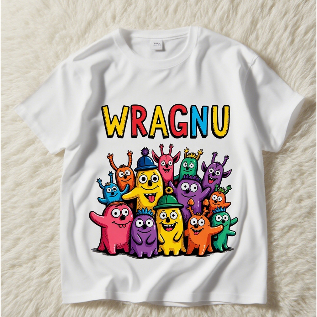 Oversized streetwear T-shirt Kaos wanita gaya Korea Kaos pasangan putih bergambar kartun Kaos unisex