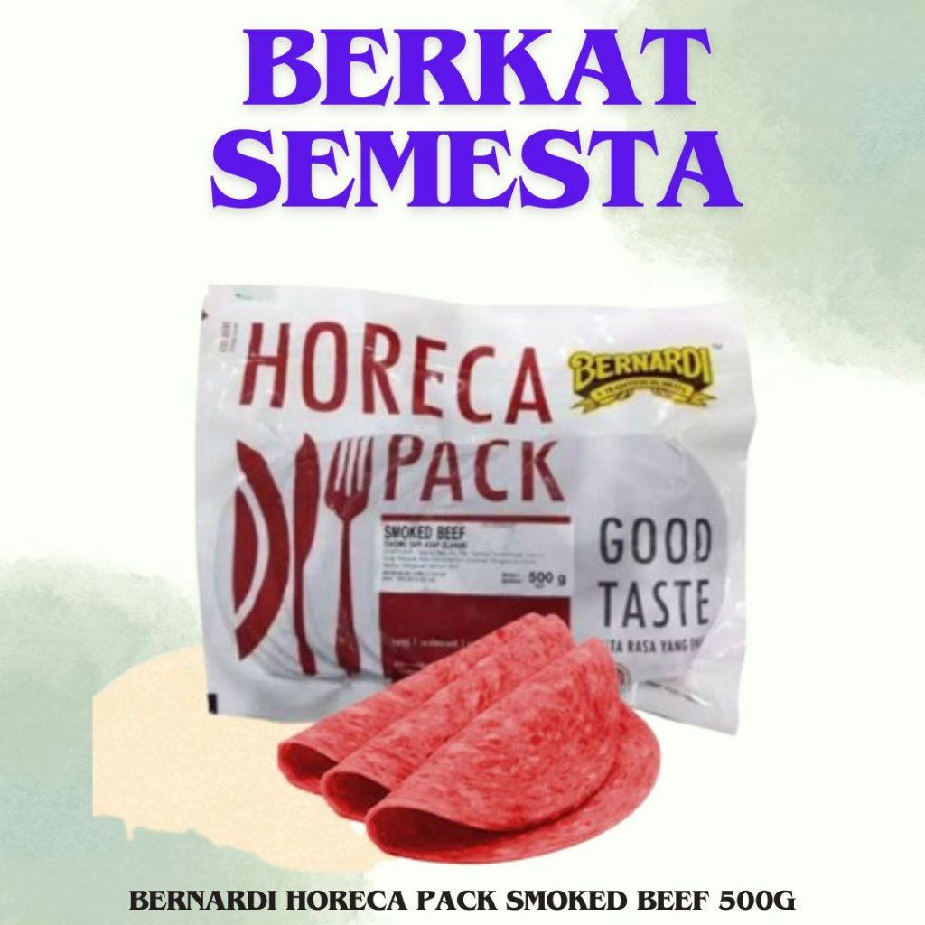 

BERNARDI HORECA PACK SMOKED BEEF 500G
