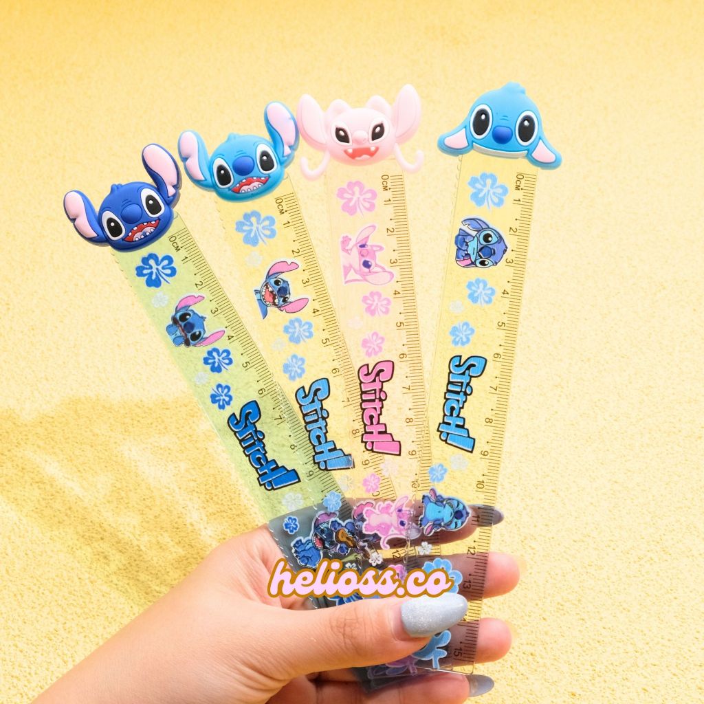 

PENGGARIS STITCH PREMIUM PANJANG 15CM GARISAN GARISAN PENGGARIS RULER PREMIUM MOTIF STITCH HELIOSS.CO