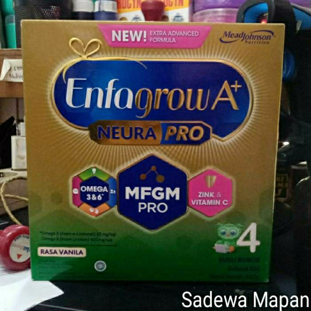 

ENFAGROW A+ 4 SUSU FORMULA VANILA 400 GR