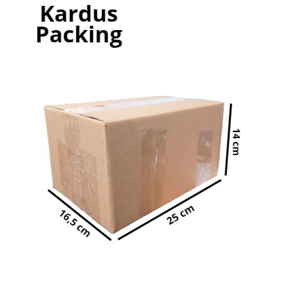 

Dus Tambahan Paking/Kardus Paking Cokelat Polos Berbagai Macam Ukuran