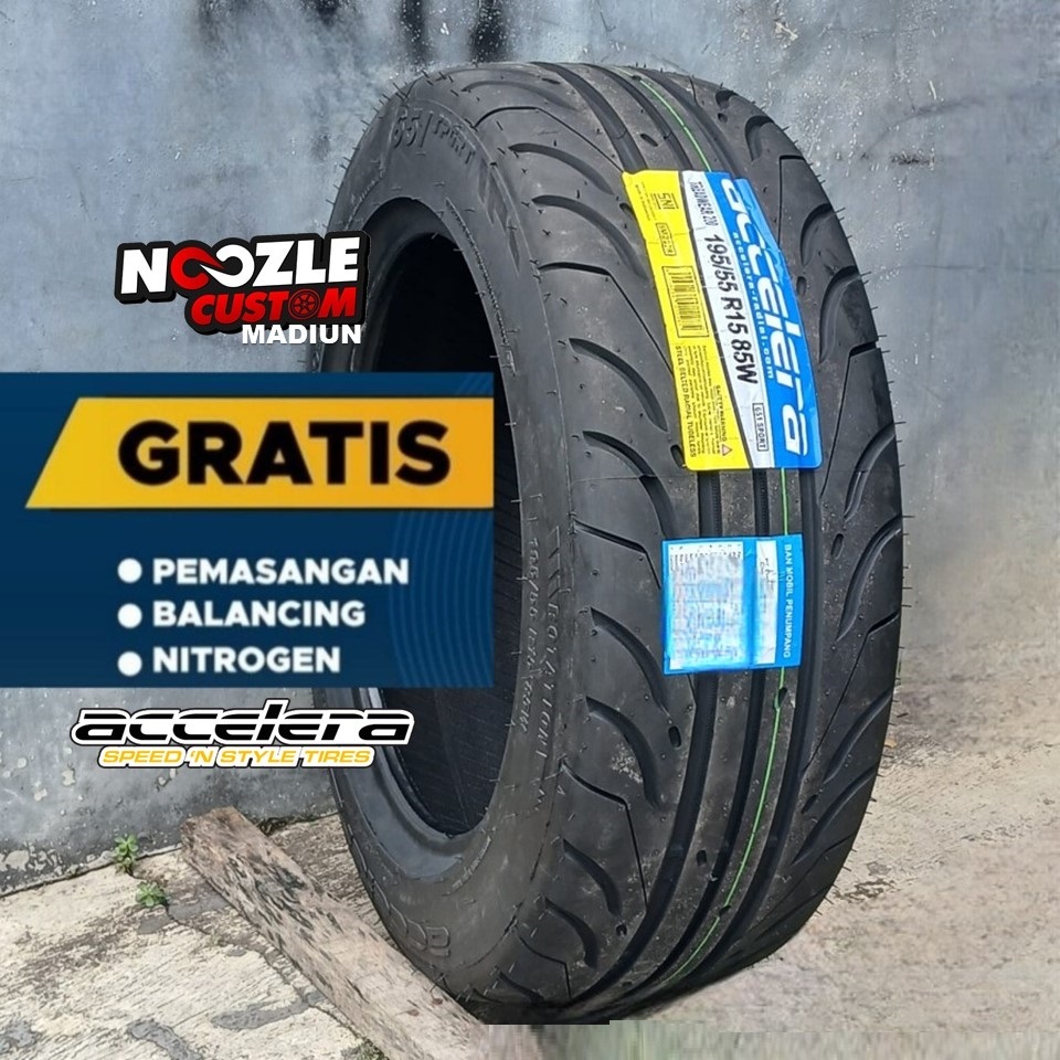 BAN SEMI SLICK R15 ACCELERA 195 55 R15 BAN MOBIL SPORT RING 15