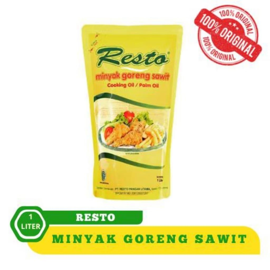 

Minyak goreng resto 1 lt 1000 ml