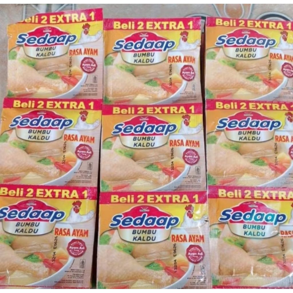 

Masako sedap ayam isi 18pcs, kaldu ayam sedaap