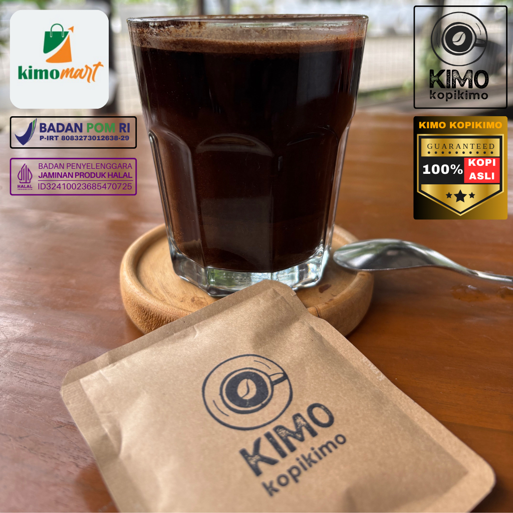 

KIMO Kopikimo - Kopi Sachet Premium Khusus Penikmat Tubruk Mania Blend Arabica Robusta