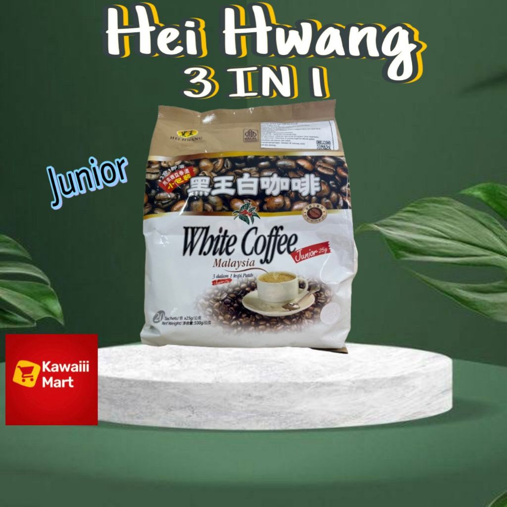 

Hei Hwang White Coffee 3in1 malaysia halal
