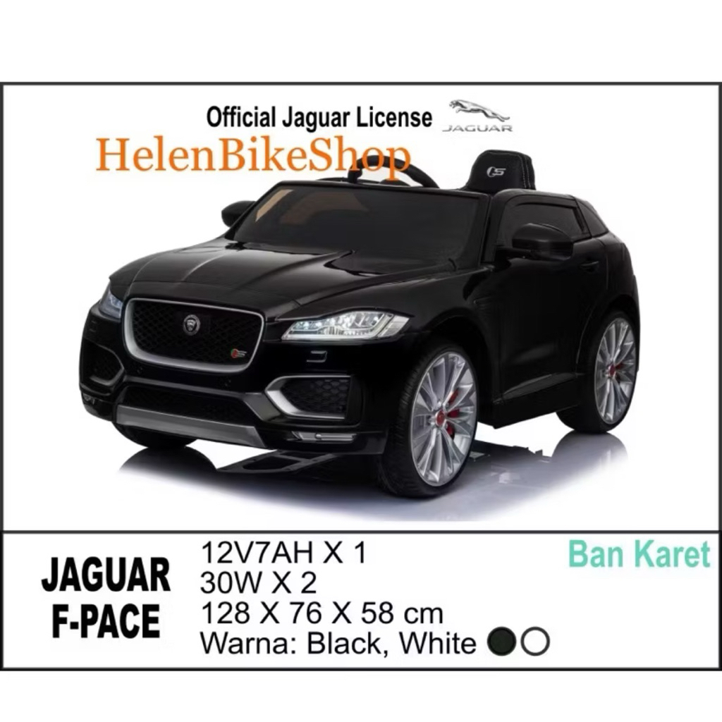 Mobilan Aki Jaguar F 12Volt Ban Karet (Ekspedisi/Kargo)