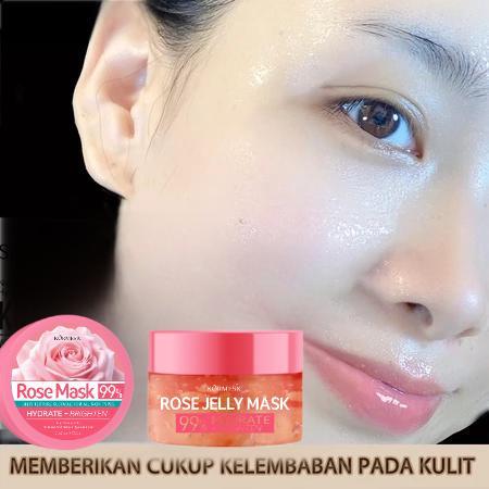 Moisturize Rose Jelly Mask & Deep Cleansing ,Moisturize Rose Jelly Face Mask Masker Pelembab Wajah K