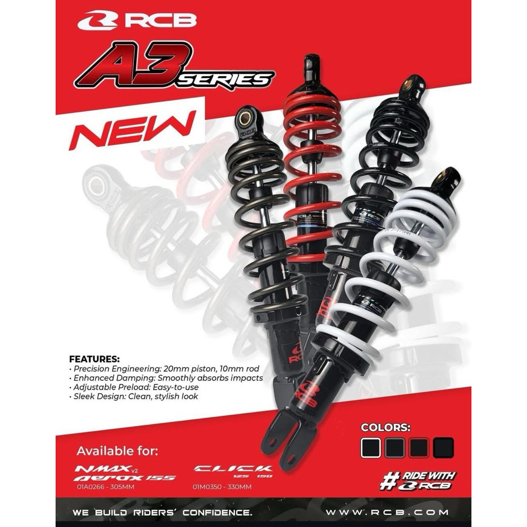 SHOCKBREAKER MONOSHOCK RCB A3 MIO XEON VARIO BEAT SCOOPY