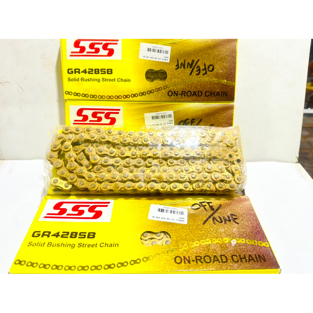 Rantai ninja vixion crf klx cbr tiger rantai 428 SB 130L rantai gear chain SSS racing motor cbr R15 