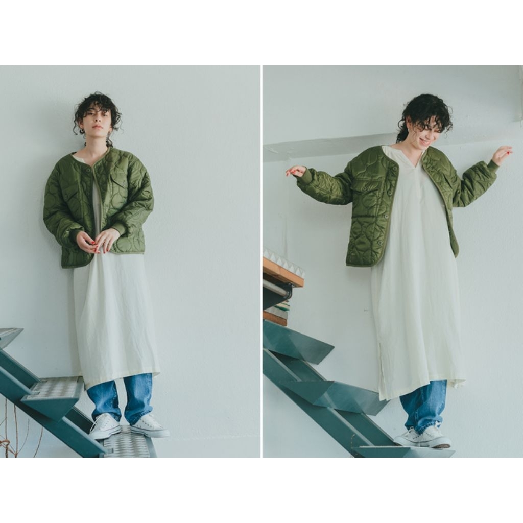 Cepo Work & Military Double Pocket Quilted Jacket