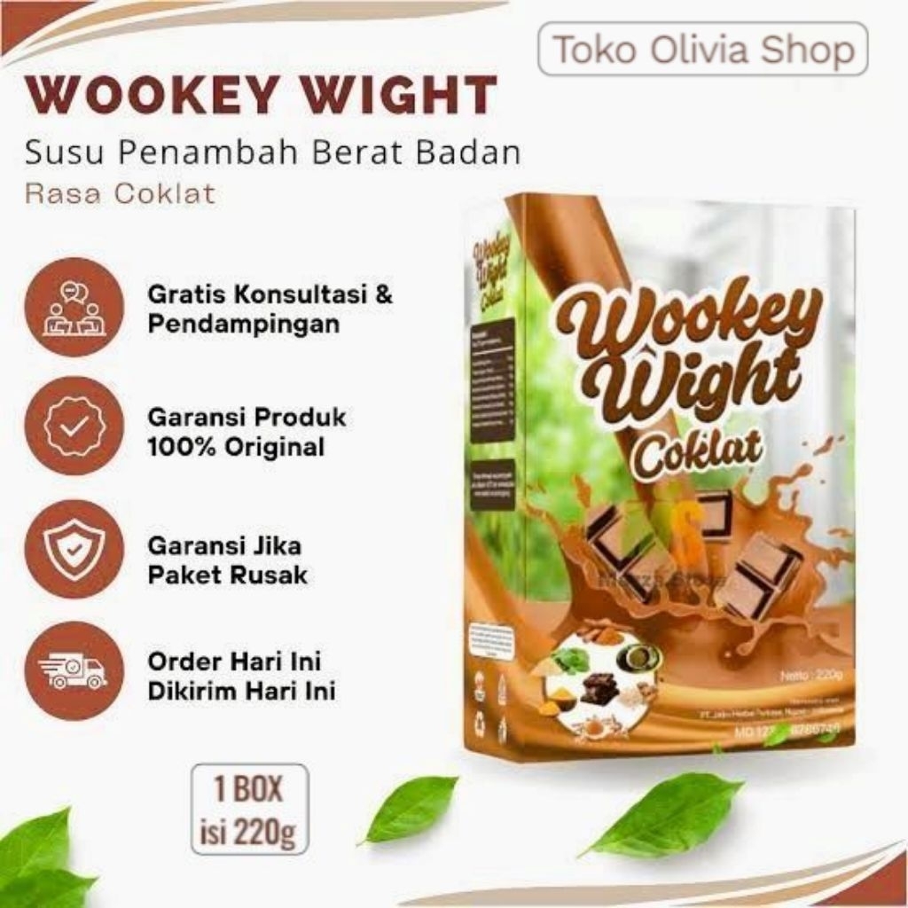 

WOOKEY WIGH COKELAT Varian Paket Susu Penggemuk Badan ~ 100% Original