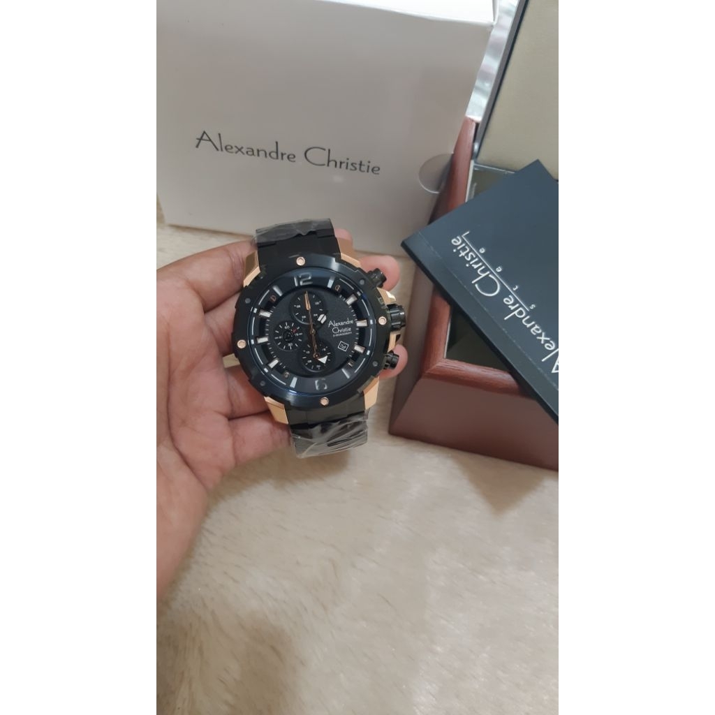 Jam Tangan Pria Alexandre Christie AC 6410 MC Original