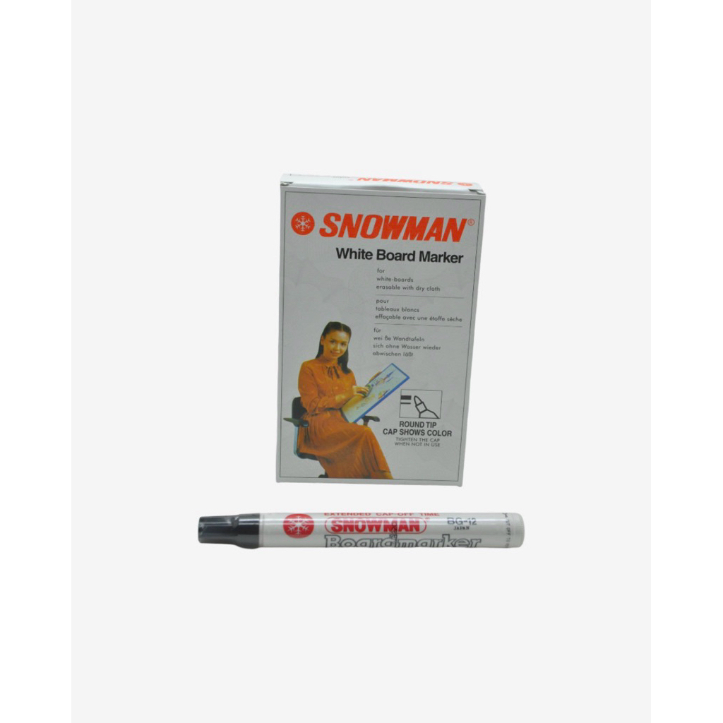 

SNOWMAN White Board Marker BG-12 (Isi 12 Spidol)