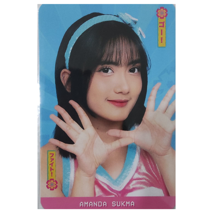 Photocard JKT48 All In Tour Amanda Sukma JKT48 Photocard JKT48 Photo Card JKT 48 Photocard JKT48 All