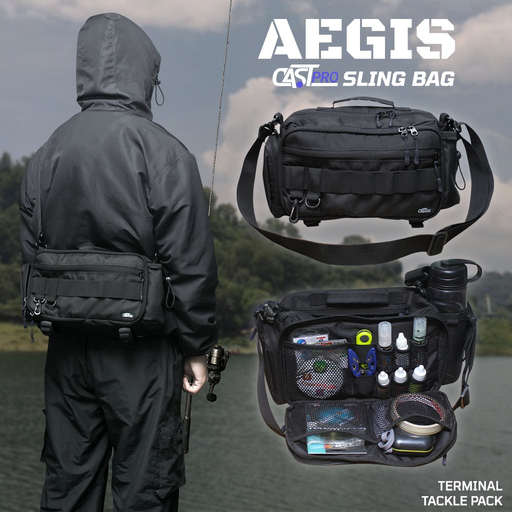 CASTPRO | TAS PANCING PERALATAN PERLENGKAPAN PANCING | CASTPRO AEGIS TACKLE VAULT