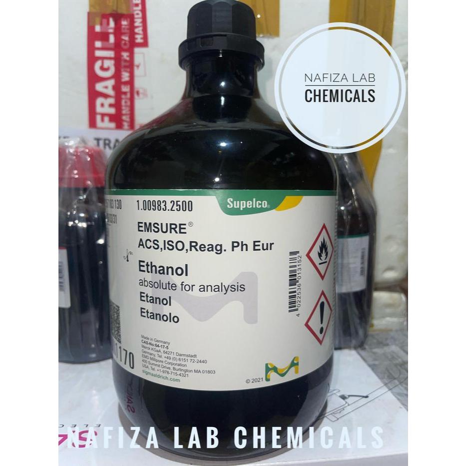 ETHANOL Pro Analis / ALKOHOL ABSOLUTE 99% MERCK 100983 500ml Repack