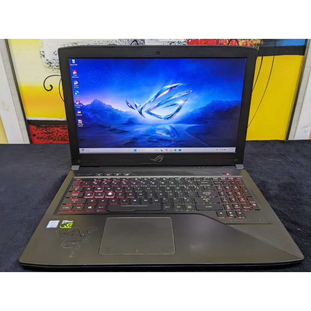 Laptop ROG Strix 15 i7 8750H 16/512 Nvidia GTX 1050Ti Mulus