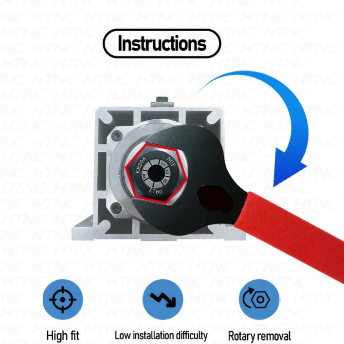 -IKIAELO- 32mm Kunci Pas Komstir Kunci Stel Komstir Kunci Shockbreker Motor