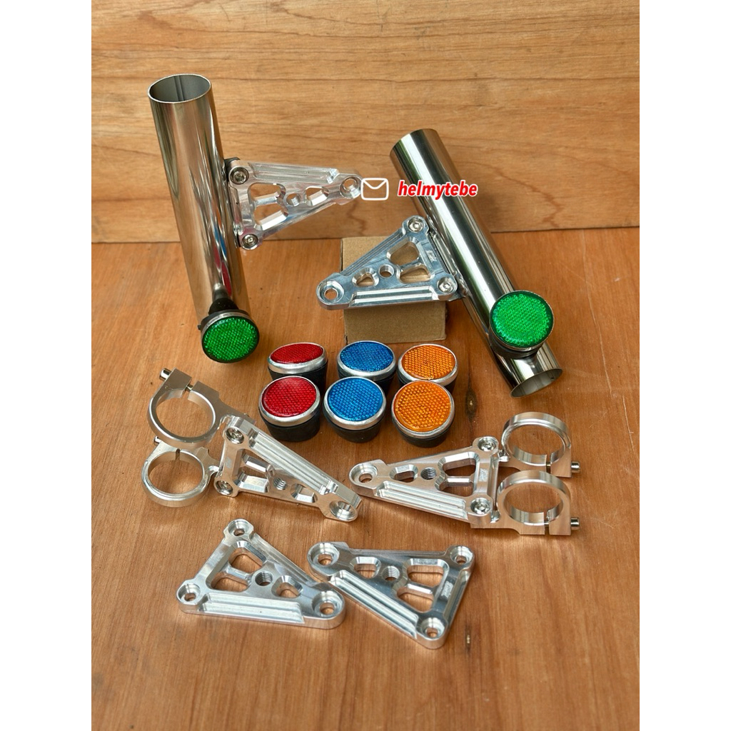 Kupingan cnc gl100 79 style / kupingan lampu gl100 gl125 model original kupingan 79 gl100