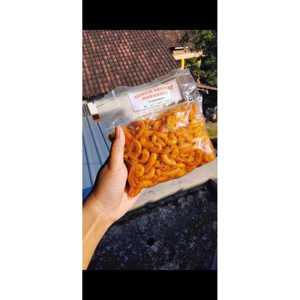 

BANTAZZ 100Gr|Makaroni bantat|Makaroni Pedas|Kerupuk bantat|