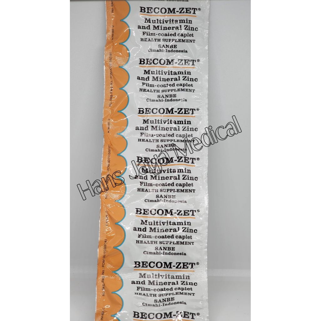 Becom Zet / Becom-Zet / BecomZet / Multivitamin / Mineral / Zinc