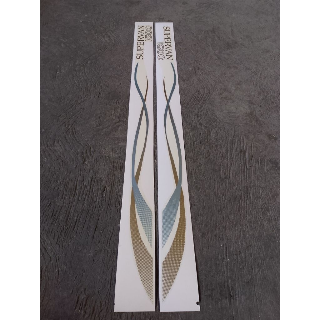 stiker sticker list body espass zebra supervan 1.6 1600 / stiker super van 1600 1.6 / stiker zebra m