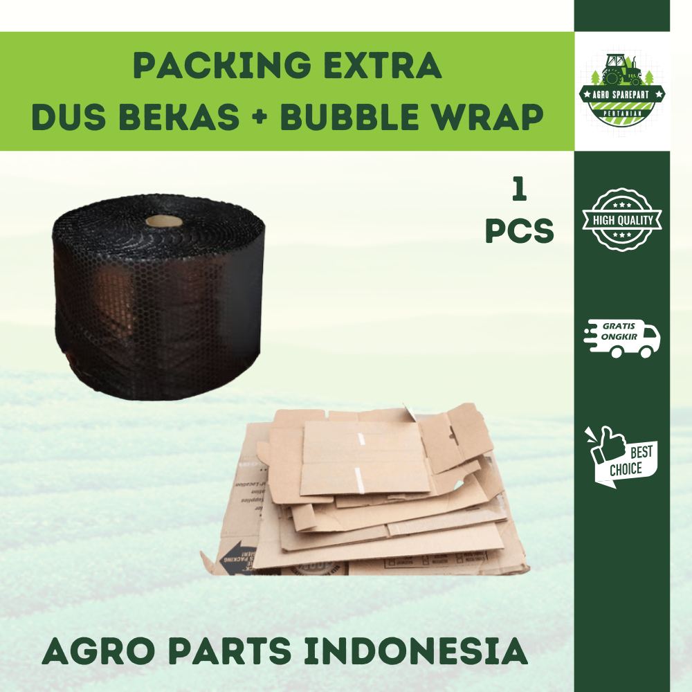 

Packing Ekstra Aman Dus Bekas Bubble Wrap Paking Tambahan Kemasan Extra