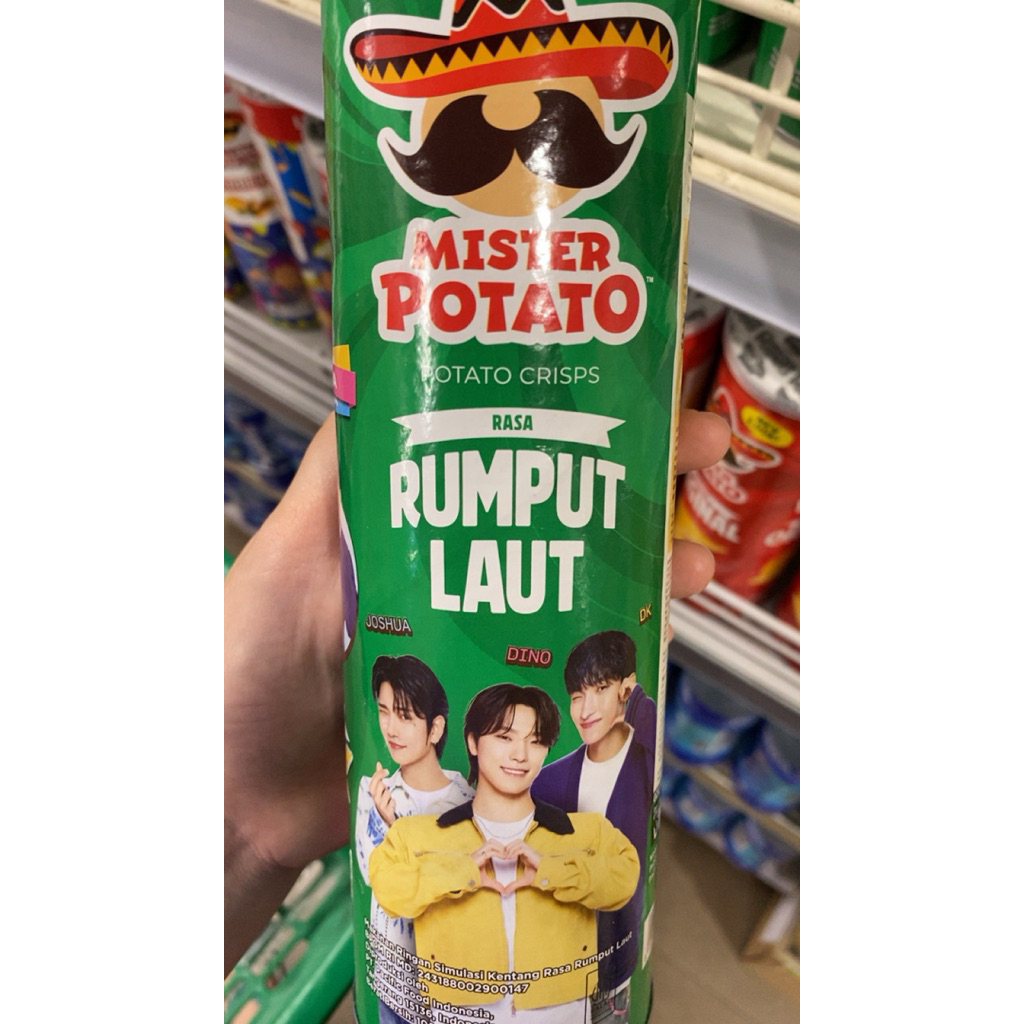 

Mister Potato Crisps X Seventeen (Joshua, Dino & DK) 106gram