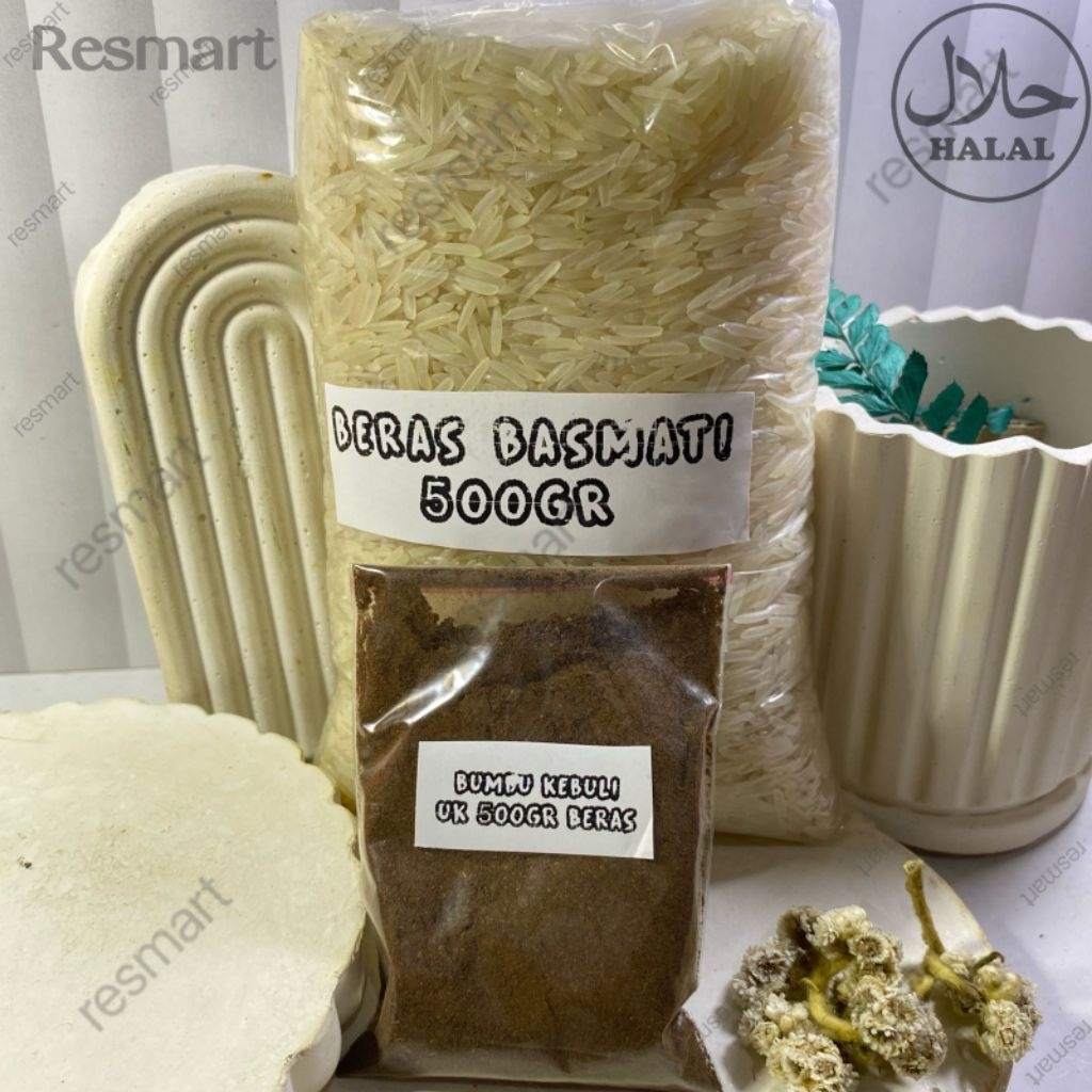 

beras basmati 500gr dan bumbu kebuli original