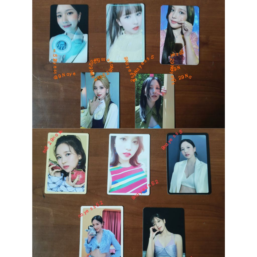 Photocard MINA TWICE Album dan POB Era WIL,Signal, RTB, B1&2, With You-th, Fancy, TOL, EWO Murah