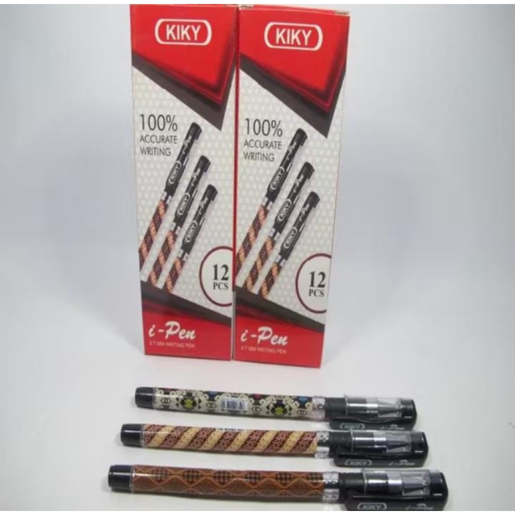 

BOLPOIN KIKY MOTIF BATIK ( I PEN ) & MAJESTY / BOLPOIN KIKY TINTA HITAM