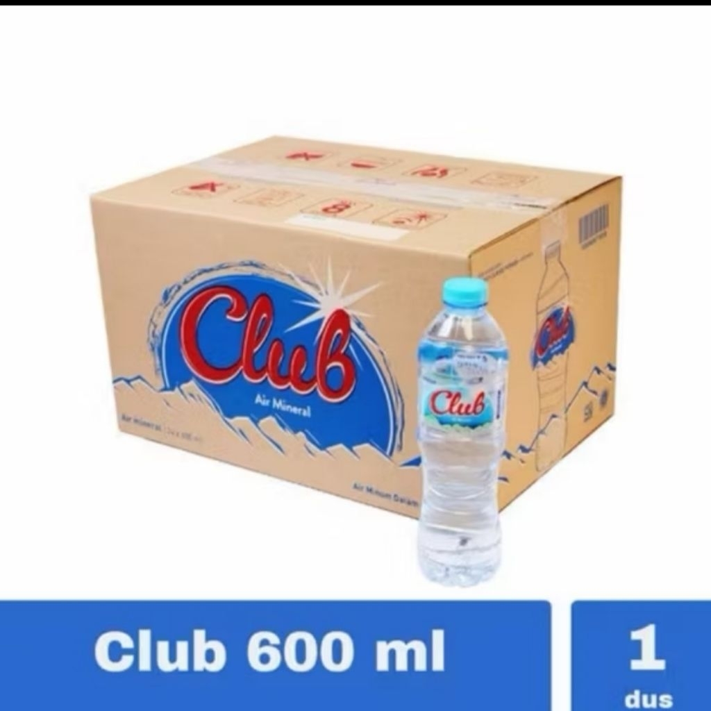 

Air Mineral Club 600ml isi 24/Dus