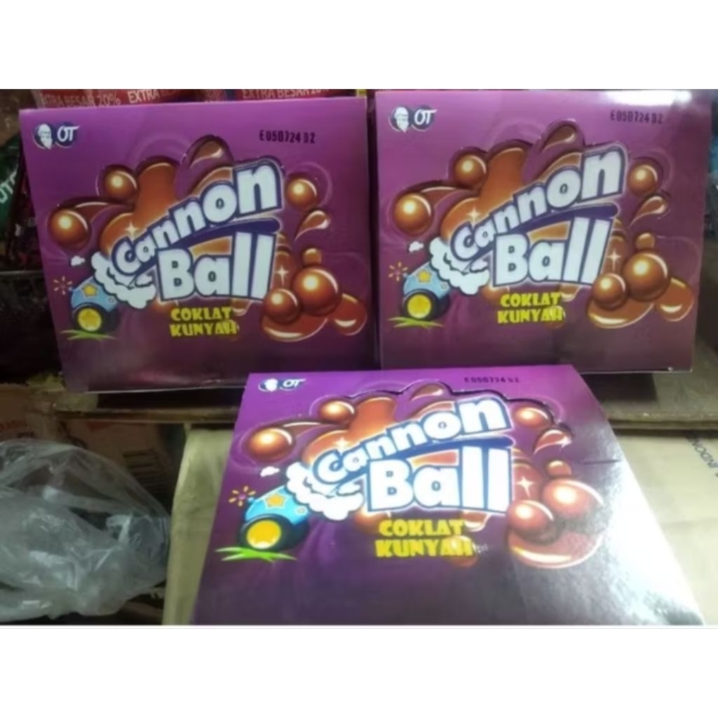 

Canon Ball Coklat 1 Pack Isi 24 Butir – Permen Coklat Manis Praktis