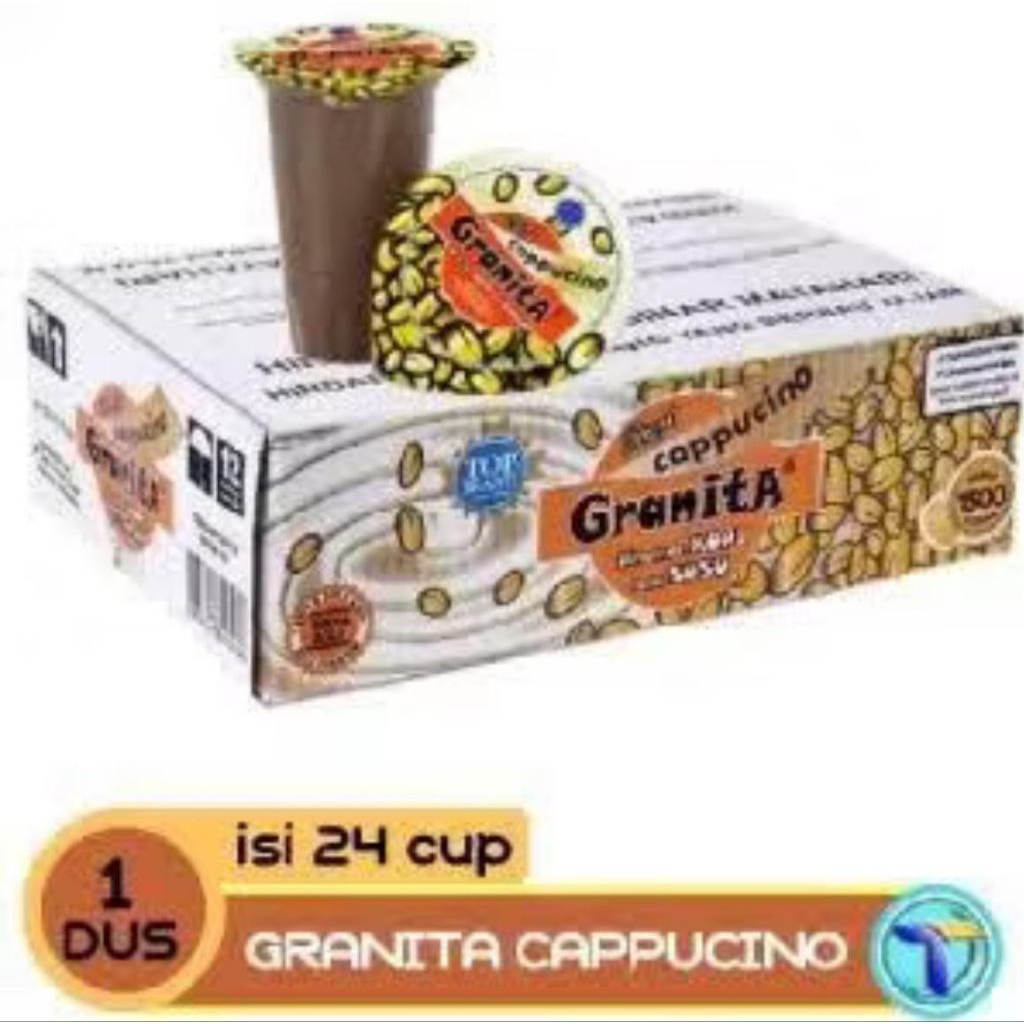 Kopi Cappocino Granita Minuman Kopi Rasa Susu Isi  [24x175]