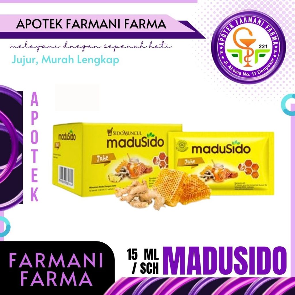 

MADU SIDO SACHET ORIGINAL / MADU SACHET / ORIGINAL / JERUK NIPIS / JAHE / HONEY