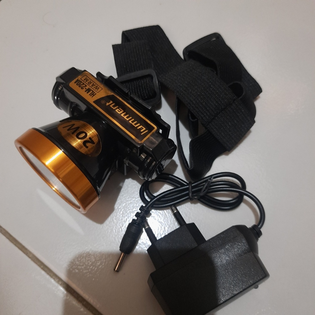 Lumment Senter Kepala Rechargeable