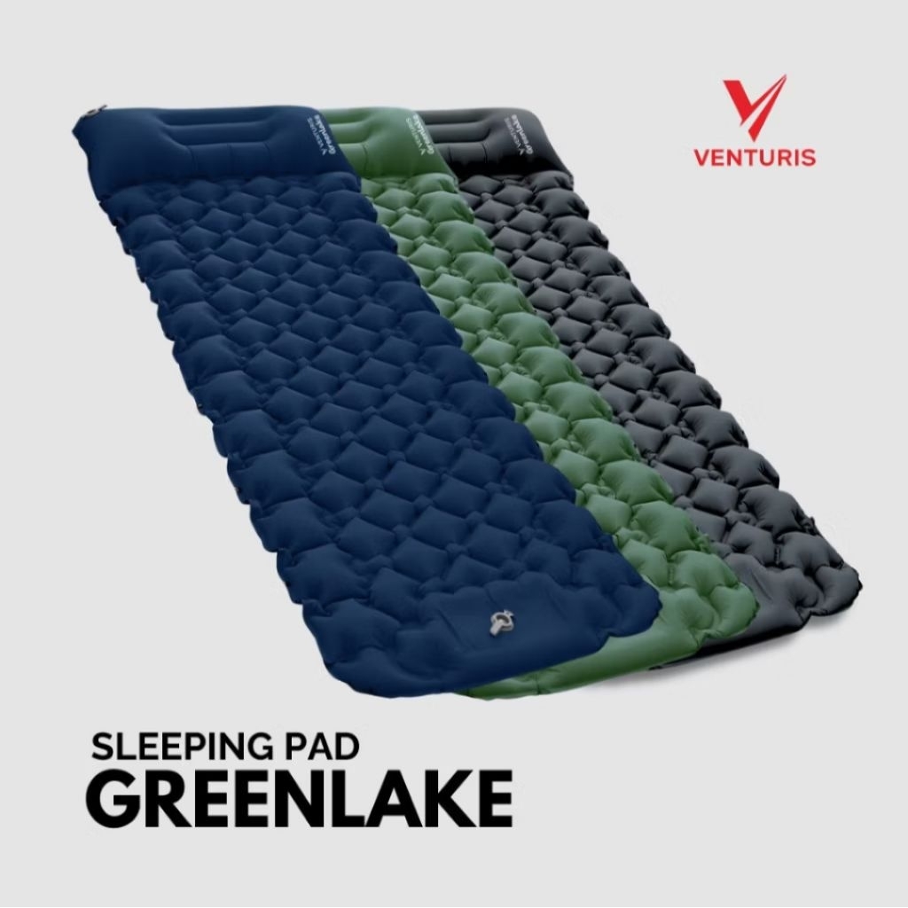 Sleeping Pad | Matras Angin | Matras Tiup Green Summer
