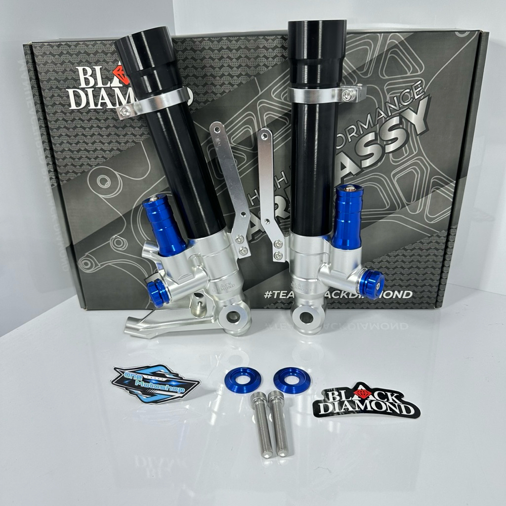 Bottom Shock Depan YAMAHA XMAX NEW/ XMAX OLD Picth 100MM Original Black Diamond Best Quality