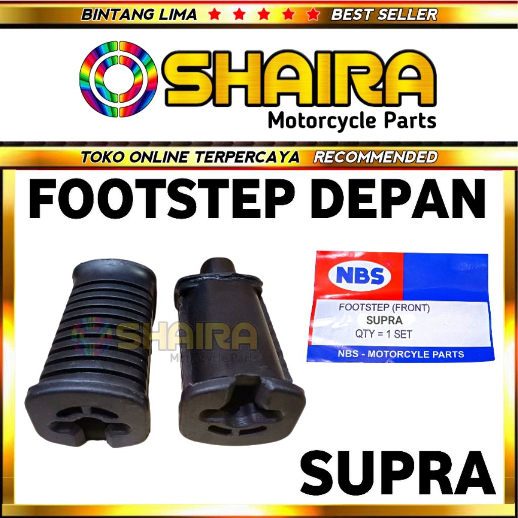KARET STEP DEPAN/FOOTSTEP DEPAN SUPRA/SUPRA X/SUPRA FIT LAMA
