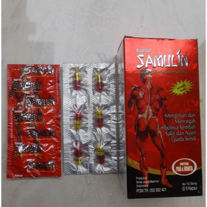 Samulin Kapsul Original Obat Nyeri Sendi Isi 60 Kapsul