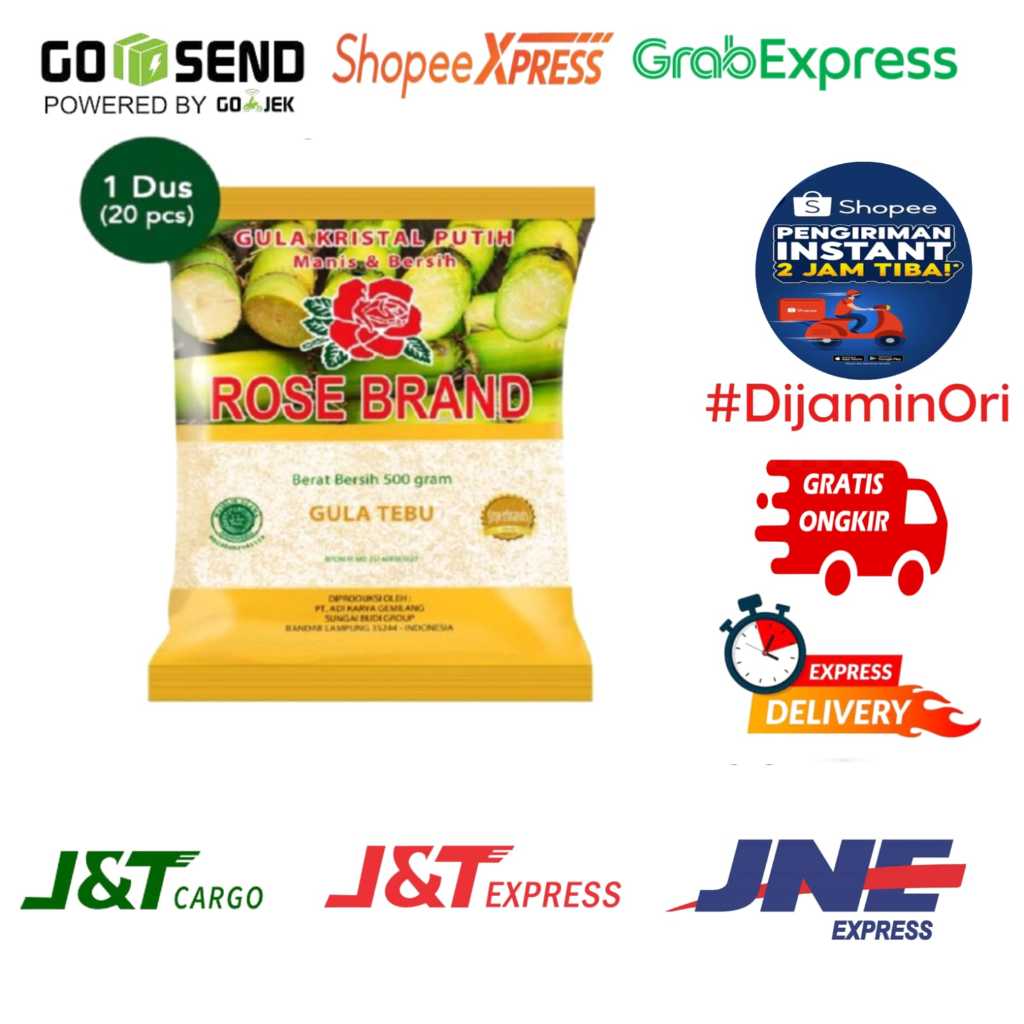 

GULA ROSEBRAND KUNING 1kg 1DUS/SAK (NO PO)