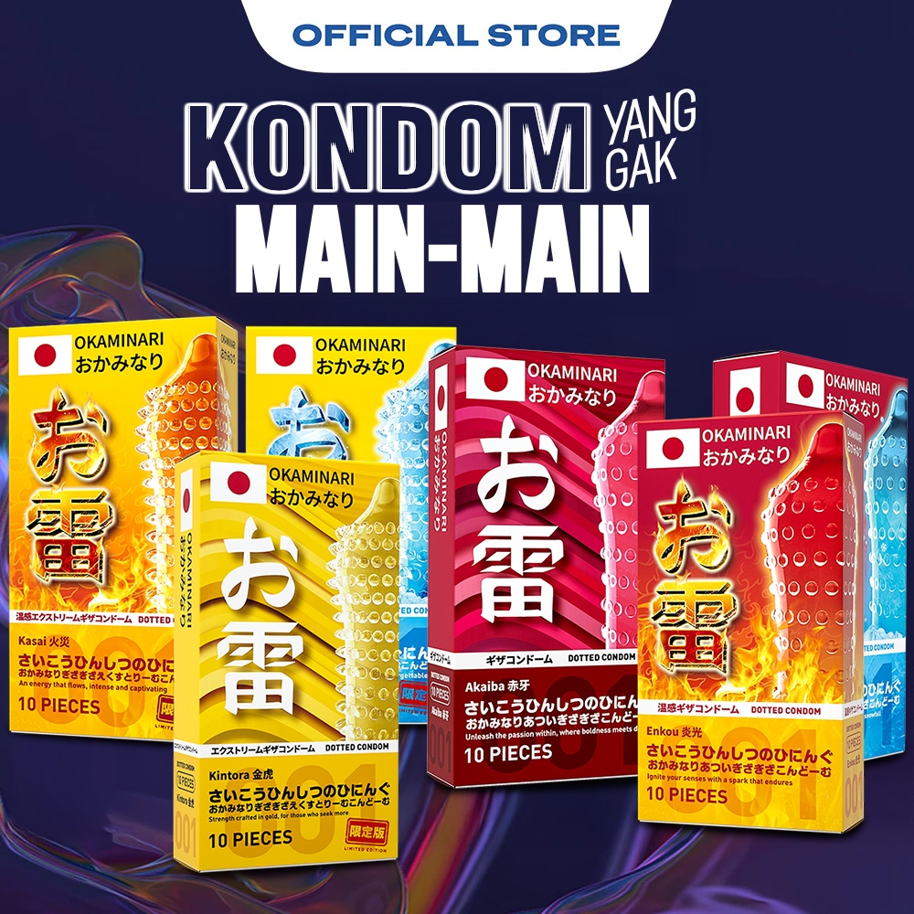 Kondom Jepang 001 Okaminari Tipis Bergerigi Berduri Xtreme